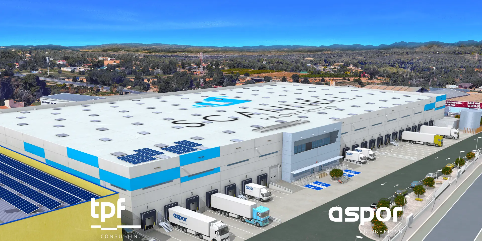 Scannell Properties aterriza en Valencia con una plataforma logística de 19.000 m2 junto al aeropuerto de Manises