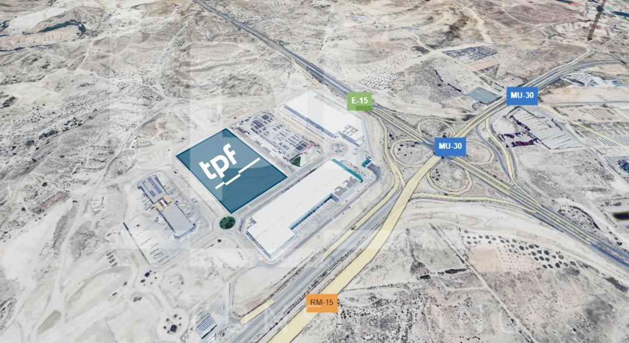 Suelo industrial de 36.065m² en Murcia
