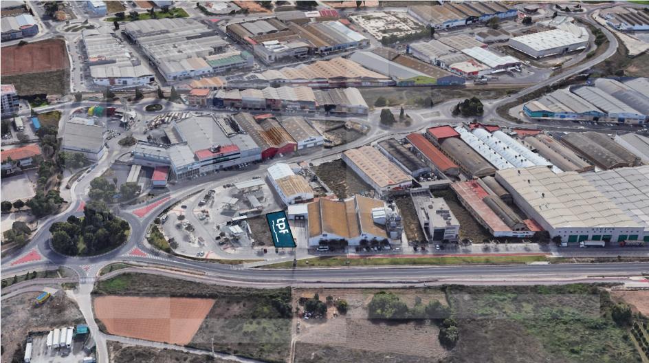 Suelo industrial de 584 m² en Aldaia (Valencia)